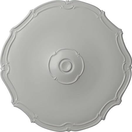 Ekena Millwork Pompeii Ceiling Medallion (Fits Canopies up to 2"), Hand-Painted Frost, 18 7/8"OD x 1 1/2"P CM18POFRF